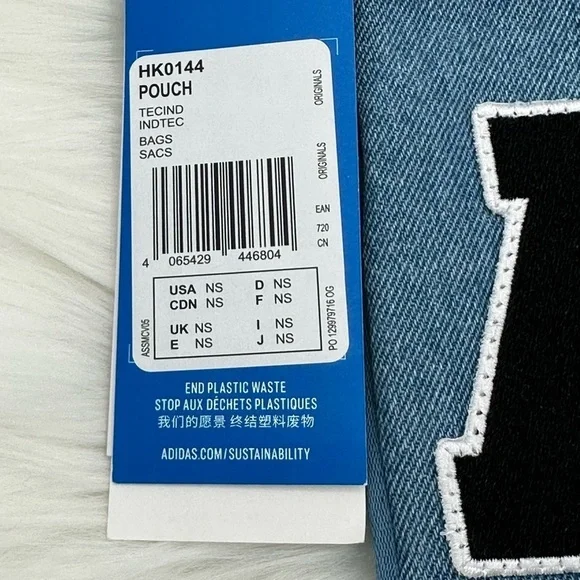 🐭Host Pick🐭 Adidas X Disney Mickey Mouse Denim Crossbody Phone Pouch - Picture 9 of 10